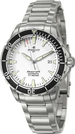 Perrelet Seacraft Automatic White Dial Mens Watch A1053/A