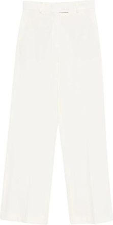 Circolo 1901 Wijde broek - Dames - Wijde Broeken - Wit - XL - Katoen - Broeken