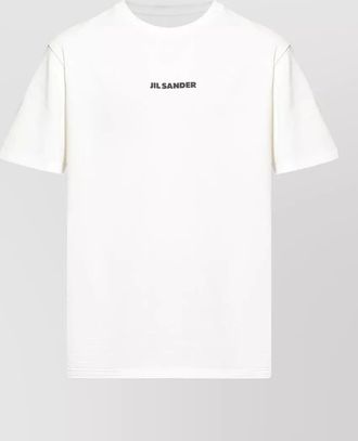 Jil Sander crew neck short sleeve t-shirt design