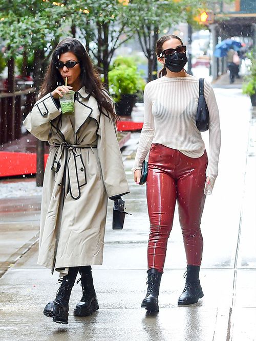 kourtney kardashian & addison rae friendship