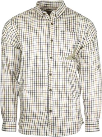 Dixie Mens Oxford Bodie Button Down Shirt In Classic Check