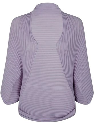Issey Miyake Vest met plissé-effect - Paars