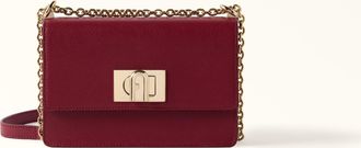 Furla 1927 Borsa A Tracolla Ciliegia D Rosso Pelle Stampata Donna