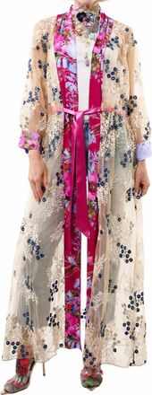 Aratta Starletta Duster In Ivory Combo