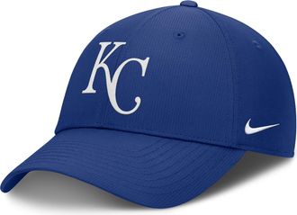 Nike Kansas City Royals Club Nike Mens Dri-FIT MLB Adjustable Hat in Blue | NB024EWROY-T0X