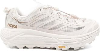 Hoka One One Schoenen, Heren, Wit, 39 1/2 EU, Grid Rose Cream Trail Hardloopschoen
