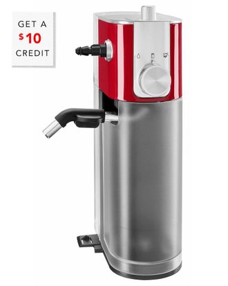 KitchenAid Kitchenaid Metal Automatic Red Milk Frother Attachment For Espresso Machine With $10 Credit