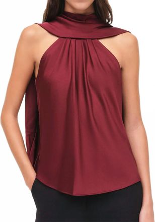 SIMKHAI Scarlett Cape Top In Red