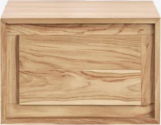 Sklum Conjunto De Mueble De Ba&ntilde;o Suspendido 60x45 Cm En Madera De Teca Jabari Sklum
