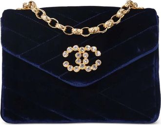 Chanel Borsa a spalla 1991-1994 - Blu