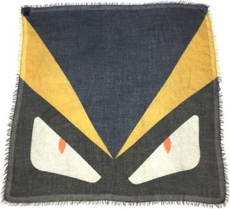 Fendi Pre-owned Scarves, female, Multicolor, Size: ONE SIZE Pre-owned Cashmere scarves