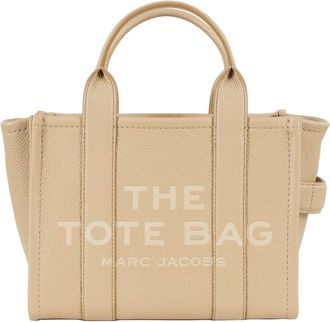Marc Jacobs Tote Bags, female, Beige, Size: ONE SIZE The Leather Small Tote bag
