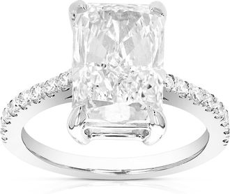 Vir Jewels 4.50 cttw Lab Grown Diamond Engagement Ring in 14K White Gold For Women