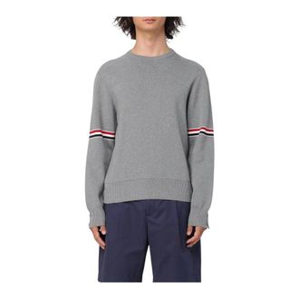 Thom Browne Heren, Truien, Grijs, Maat: 2XL