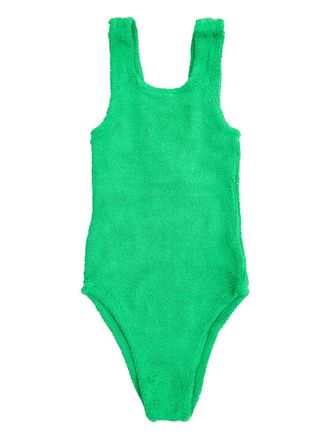 Hunza G Classic crinkle swimsuit - Green