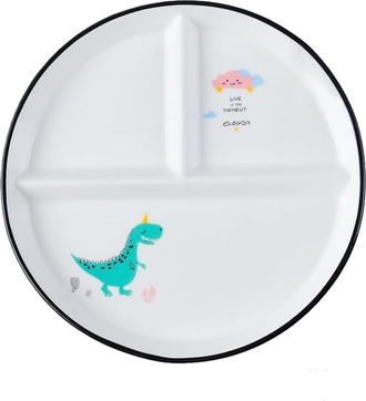 OEM Bandeja De Cer&aacute;mica - 3 Compartimentos - Para Aperitivos Y Ensaladas - Resistente Al Horno Y Lavavajillas - Blanco