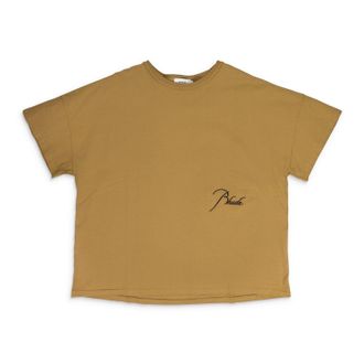 Rhude Vintage Tan Reverse Tee