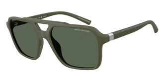 A|X Armani Exchange AX4166SU 830171 Mens Sunglasses Green Size 57