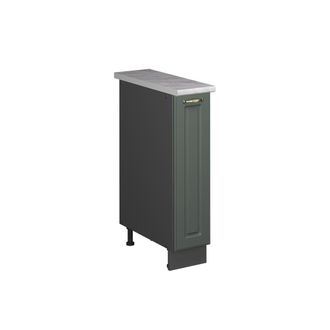 Vicco Mueble De Botica Fame-line, Verde Dorado Casa De Campo/antracita, 20 Cm, Et M&aacute;rmol, Vicco