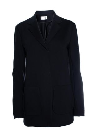 The Row Pre-owned Womens The Row, black blazer jacket with slide closure Nylon - Size Medium