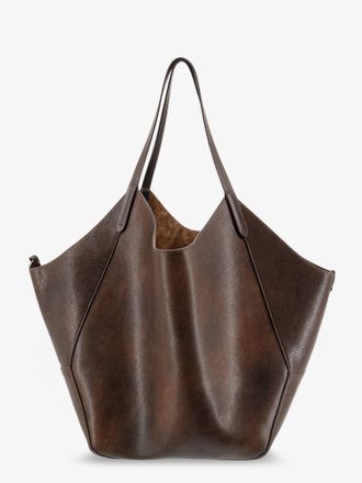 Brunello Cucinelli Borsa shopping in pelle con dettaglio Monile laterale - BRUNELLO CUCINELLI - gender_Woman