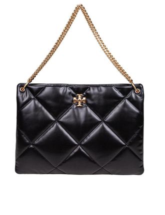 Tory Burch The Kira Diamond Quilted Satchel Is Irresistibly Soft Thanks To Its Quilted Texture. A Classic Shape Made Soft And Practical, Embellished With Double 