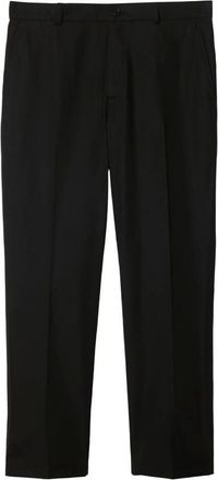Burberry EKD Embroidered Cotton Trousers, Brand Size 48 ( Waist Size 32.7 )