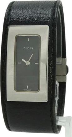 Gucci Pre-owned Watches, female, Black, Size: ONE SIZE Pre-owned Stainless Steel Quartz 7800S