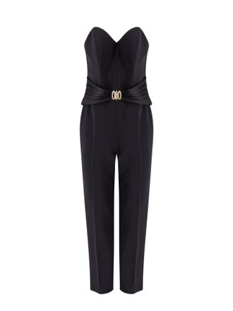 ワンピース Elisabetta Franchi Strapless Black Jumpsuit Jumpsuit Elisabetta Franchi | Regular Fit | color Black