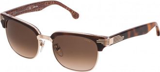 Lozza Womens SL2253M52300K 52 Sunglasses - Brown - One Size