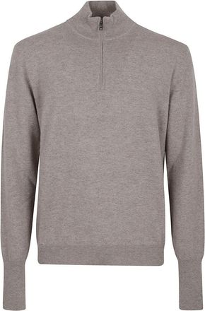 Ballantyne Pure Cashmere Half-Zip Pullover