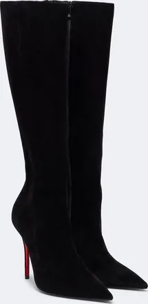 Christian Louboutin Miss Z suede knee-high boots