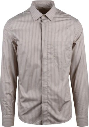 Deuxieme Shirt Beige Cotton Shirt