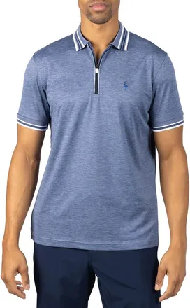 Tailorbyrd Performance Mesh Polo in Denim Blue at Nordstrom Rack, Size Xx-Large