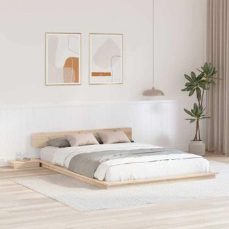 vidaXL Struttura del letto Marrone 140 x 200 cm legno - Vidaxl