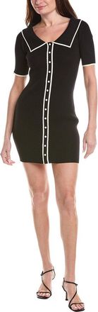 House Of Harlow Jackie Shoulder Tipped Mini Dress