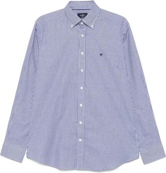 Hackett Camicia con logo ricamato - Bianco