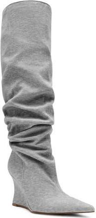 Steve Madden Distortion Knee High Boot in Grey at Nordstrom Rack, Size 5.5 Regular Calf