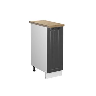 Vicco Armario De Farmacia Fame-line, Antracita Casa De Campo, 30 Cm, Et Roble, Vicco