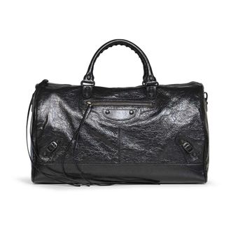 Balenciaga Le City Boston Large - Heren - Tassen - Zwart - Maat: ONE Size Katoen