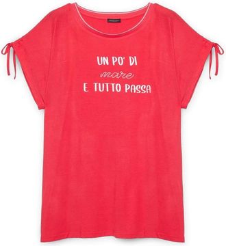 Fiorella Rubino Donna, Top, Rosso, M, new