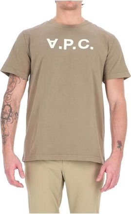 A.P.C. Standard Grand VPC T-shirt - Heren - T-shirts - Groen - XL - Katoen - Tops