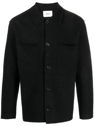 Nn.07 Giacca con colletto classico - Nero