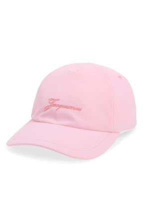 Jacquemus La Casquette Baluchon Baseball Cap in Pink 430 at Nordstrom, Size 56
