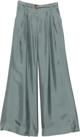 Zimmermann zijden broek met wijde pijpen