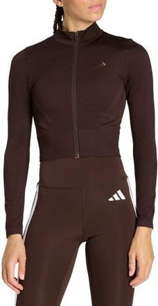 adidas Knit Training Jacket in Aurora Coffee at Nordstrom Rack, Size X-Large
