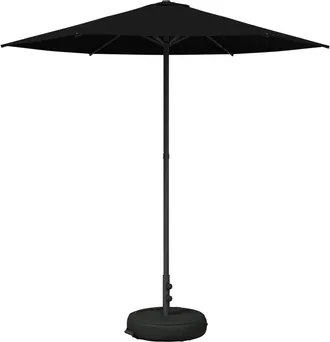 vidaXL Paraguas De Jard&iacute;n Con Base 230 X 230 Cm Poli&eacute;ster Rectangular Vidaxl