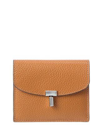 Toteme Toteme T-Lock Leather Card Case