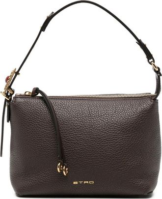 Etro Grainy Leather Shoulder Bag