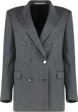 Tagliatore J-Jasmine Jacket - Dames - Blazers - Grijs - M - Wol - Jassen